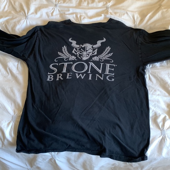 Black Stone Brewery Long Sleeve T Shirt - Picture 3 of 4